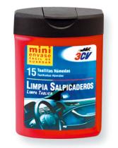 3CV 0238741 - TOALLITAS LIMPIA SALPICADEROS 15 UDS